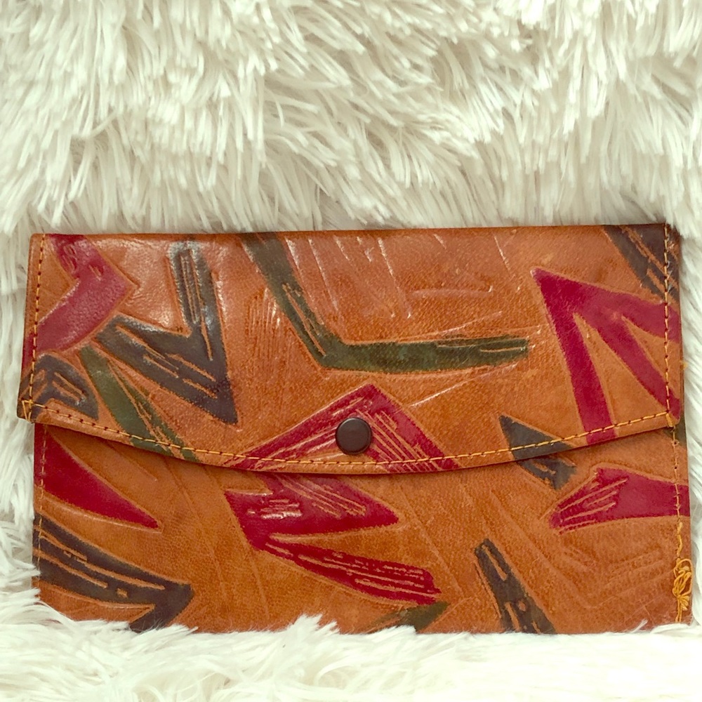❤️ Small Leather Envelope Clutch ❤️ Made in India